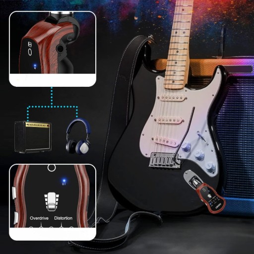 Усилитель для наушников LEKATO для гитарных эффектов Bluetooth ИК-тюнер