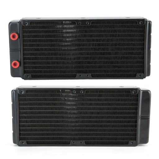 Chłodzenie komputerowe radiator 45mm podwójne rdzenie 24-pipe do PC
