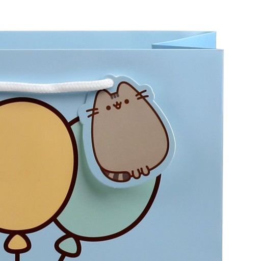 СУМКА PUSHEEN для подарков, сувениров с открыткой 33х26х12см СРЕДНЯЯ