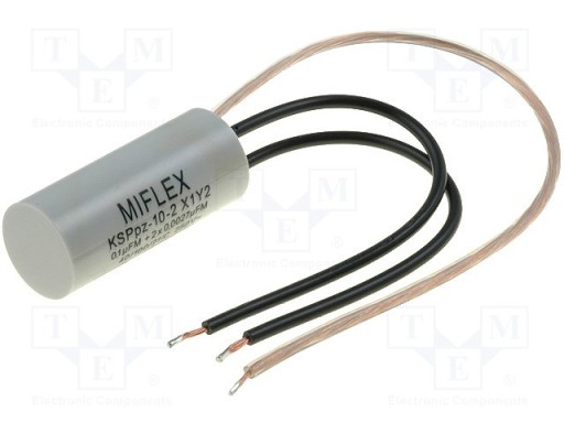 Конденсатор КСПпз-10-2-100Н 250В X1Y2 MIFLEX