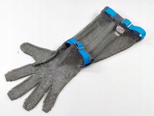 Стальные перчатки EUROFLEX, 19 см, размер XL, оранжевые.