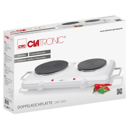 ЭЛЕКТРИЧЕСКАЯ ПЛИТА С ДВУМЯ КОНФОРМАМИ Clatronic DKP 35