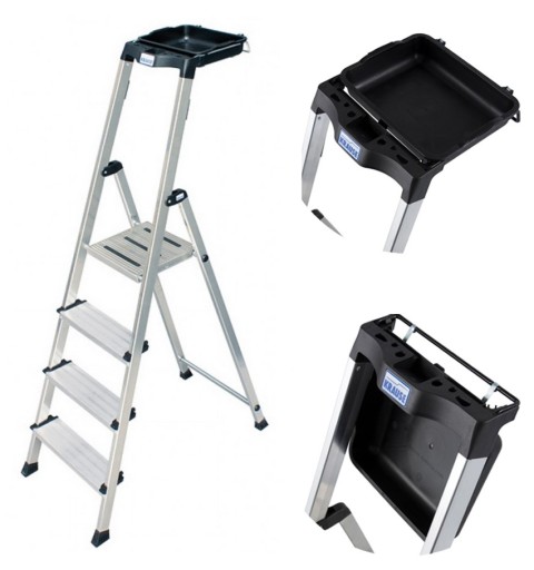 Лестница KRAUSE SECURY MultiGrip 1x4 2,85м 126528