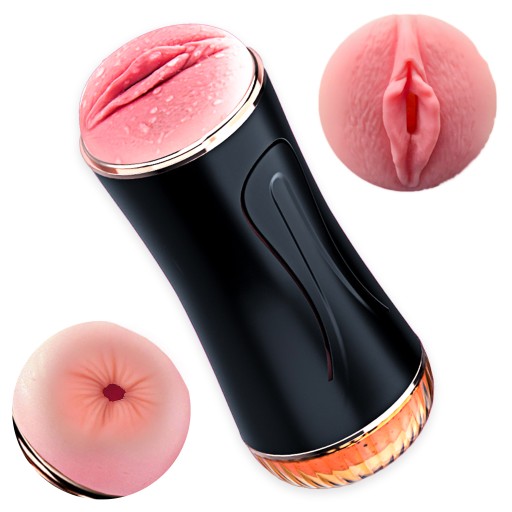 SZTUCZNA VAGINA MASTURBATOR MĘSKI 2w1 Analny porno SSĄCY kontroluj UCISK