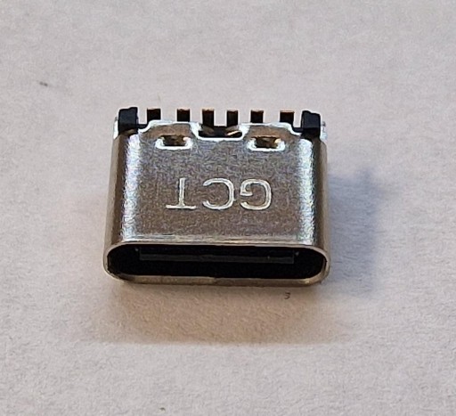 Gniazdo Złącze Pionowe USB-C USB C USB007