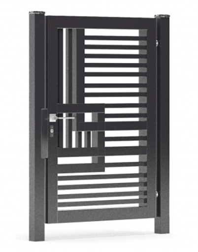 Brama Wjazdowa Dwuskrzydłowa FREESTYLE BR1522 Ocynk + RAL 120x400 cm