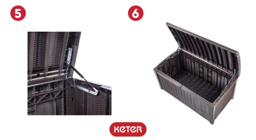 KETER GARDEN БАЛКОННЫЙ ЯЩИК, СИДЕНЬЕ 416L