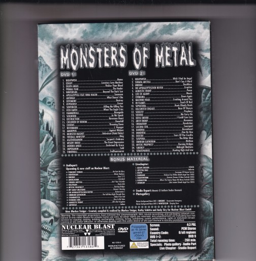 V/A Monsters Of Metal Vol.3 (ограниченное издание на 2DVD)