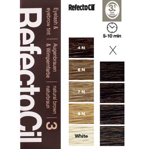 ХНА ДЛЯ БРОВЕЙ RefectoCil Brow 3 НАТУРАЛЬНАЯ КОРИЧНЕВАЯ