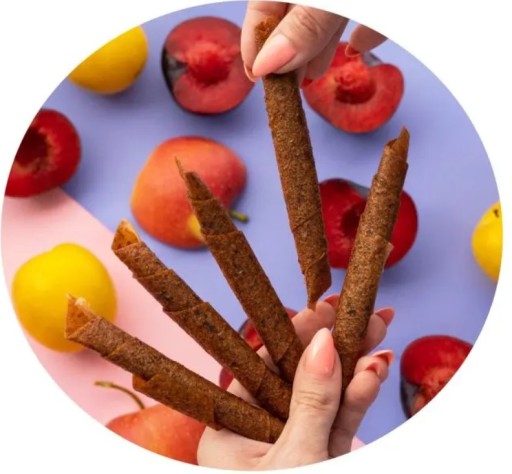 NATURALNIE ZDROWI ROLLSY ŚLIWKOWE Z INULINĄ NATURALNY PREBIOTYK PRZEKĄSKA