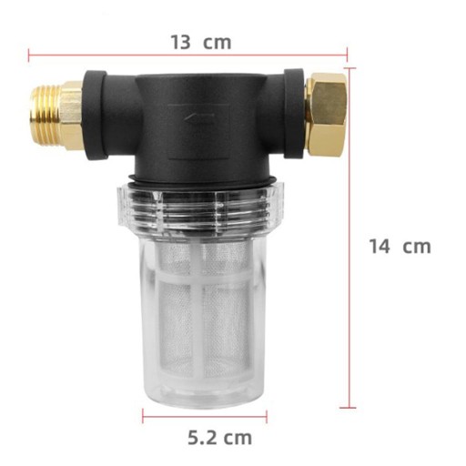 3/4 in Garden Hose Filter Attachment Strainer Pump Garden Connectors Parts