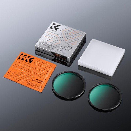 K&F 2x FILTR dyfuzyjny Black Mist 1/4 + 1/8 55 mm Zestaw filtrów 2 szt.