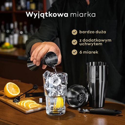 Professional BarDeluxe Bartender Set - Шейкер, 12 элементов
