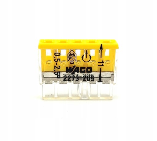 РАЗЪЕМ WAGO QUICK CONNECTOR 5x2,5 10 шт.