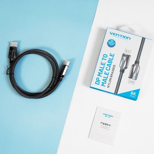 VENTION DisplayPort DP 1.4 8K 32,4 Гбит/с с оплеткой 1,5 м