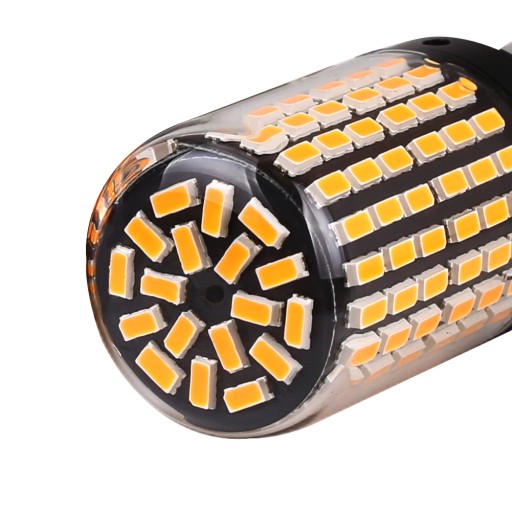 P21W LED 144 4014 BA15S R10W CANBUS ОРАНЖЕВЫЙ