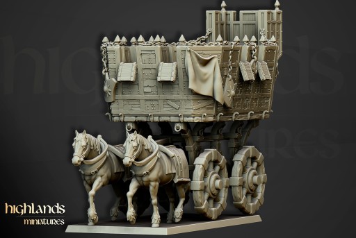 Wittemberg Wagon - Highlands Miniatures - 3D-печать