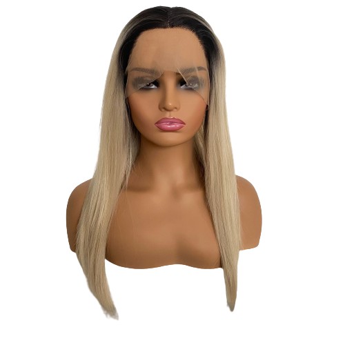 Парик платинового блонда LACE FRONT + БЕСПЛАТНАЯ шапочка
