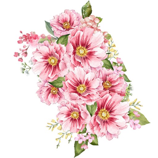 KWIATY ROŚLINNE 35,00X25,00X0,10CM