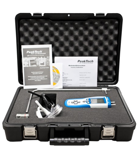 PeakTech 5145 USB-анемометр, измеритель перепада давления