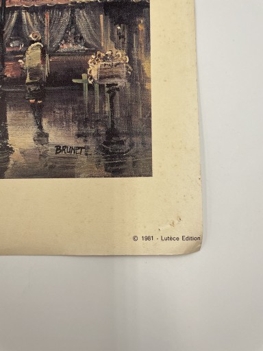 Парижская литография, издание Lutece 1981 года: Beris P'tre de Triomphe.