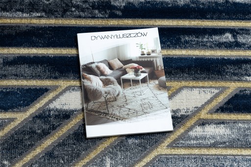 КОВЕР MODERN DE LUXE 120x170 см темно-синий #GR4313