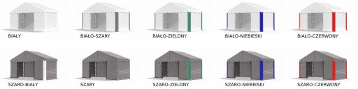 Namiot Magazynowy 3x2m Hala Namiotowa DAS 240 S
