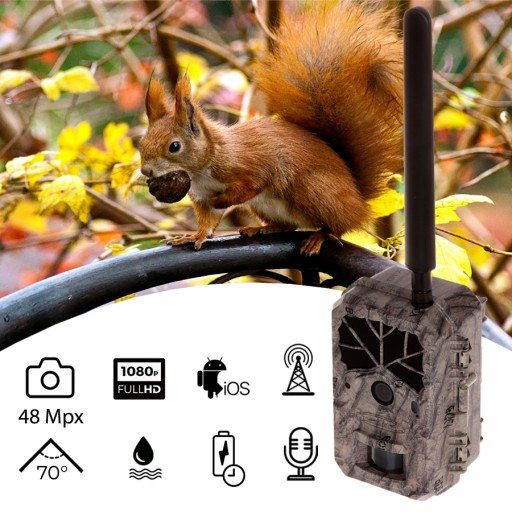 Kamera leśna fotopułapka HC-BG636-48M 4G LTE