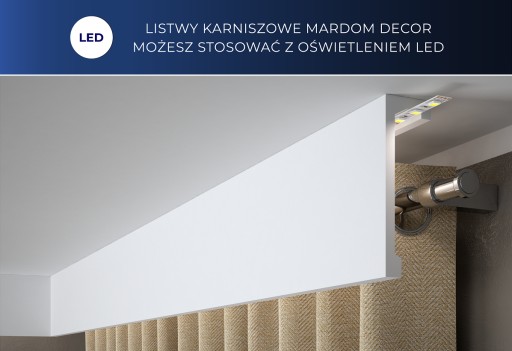 Карнизная планка QL 026 Новинка 2.40 Высота 9,8 см