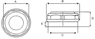 ADR Колесный колпак 912T62