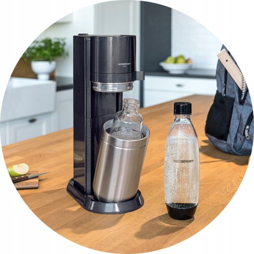 Soda Stream SATURATOR do wody Duo CZARNY +butelki