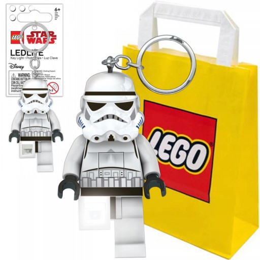 LEGO STAR WARS BRELOK LATARKA STORMTROOPER BRELOCZEK + TORBA PREZENTOWA