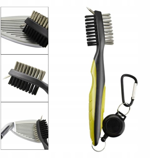 2xGolf Club Brush Cleaner Выдвижной инструмент для