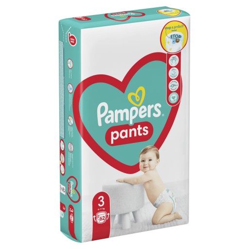 Трусики Pampers 3 62 шт. 6-11 кг. Подгузники.