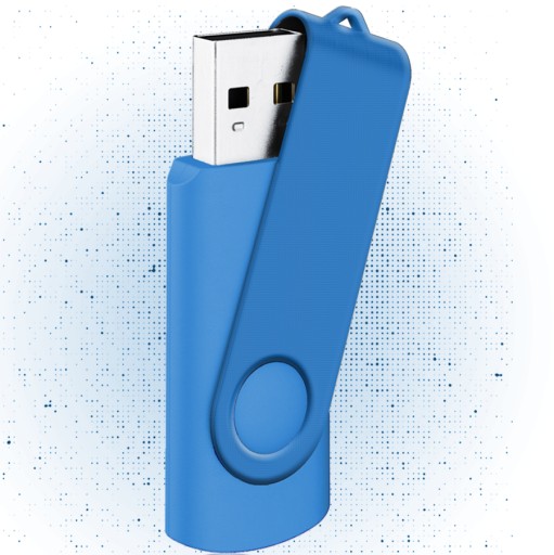 НАКОПИТЕЛЬ USB-ПАМЯТЬ 4 ГБ 2.0 TWISTER – 25 ЦВЕТОВ