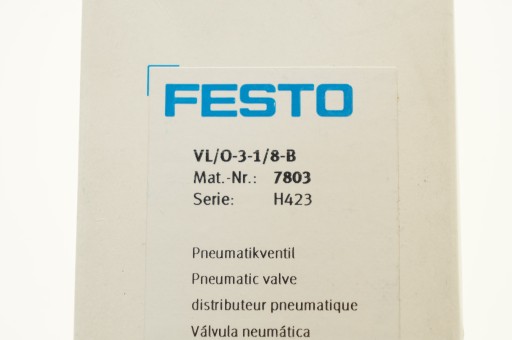 Пневматический клапан FESTO VL/O-3-1/8-B 7803
