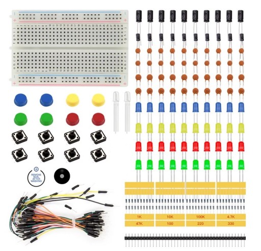 Набор электронных компонентов для Arduino, Raspberry Pi.