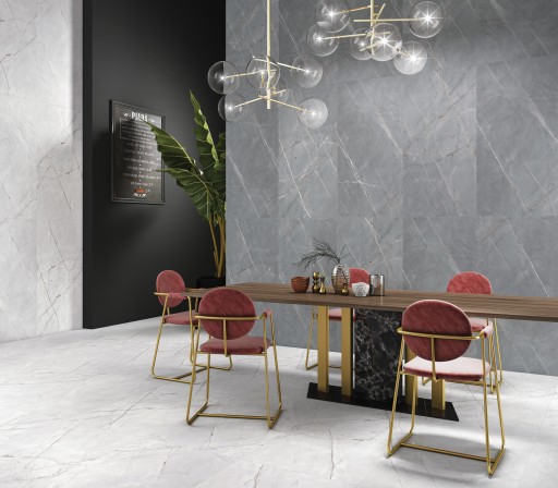НАПОЛЬНАЯ ПЛИТКА ДЛЯ ВАННОЙ КОМНАТЫ GRESS МРАМОР ROYAL VALENCIA GREY 60X120 РЕЗЬБА
