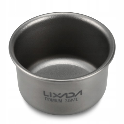 Lixada 35 мл Мини-титановая чайная чашка