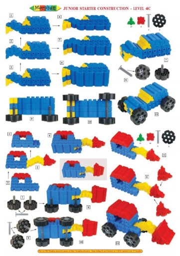 Строительные блоки Starter Set 600 el Morphun