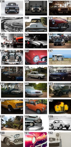 Плакаты с винтажными автомобилями Oldtimer - множество дизайнов, 100 см