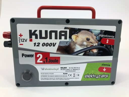 Электрический энерджайзер для куньей овчарки KUNA 2.1J