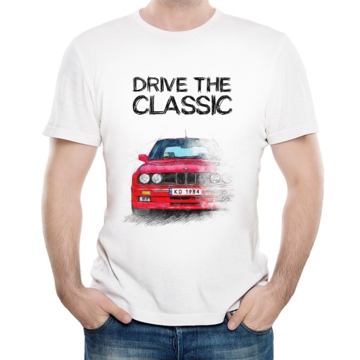 ФУТБОЛКА С ПРИНТОМ ПОДАРОК ​​BMW 3 Series E30 M3 L