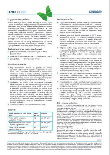 UZIN KE 66 14кг Клей армированный волокном
