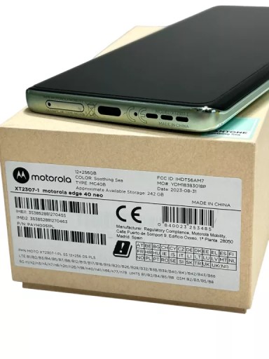ТЕЛЕФОН MOTOROLA EDGE 40 NEO 12/256 ГБ