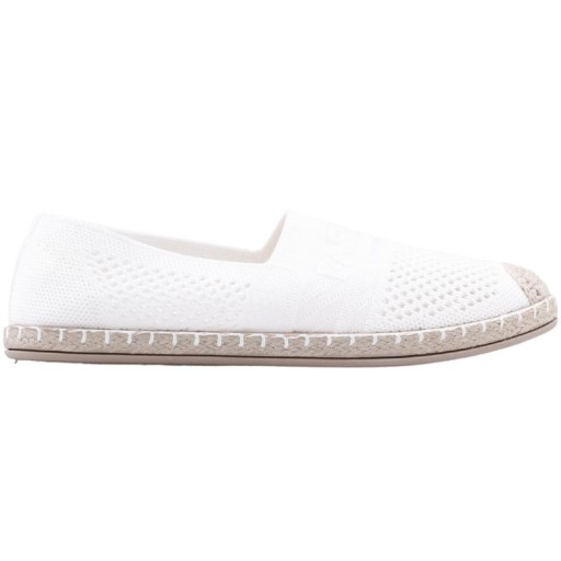 Espadryle damskie ażurowe wsuwane wkł. ekoskóra