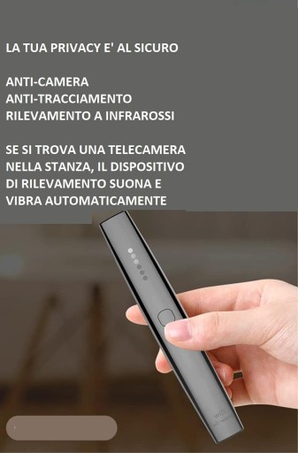 Profesjonalny detektor mikroszpiegów kamery rekultywacji fale