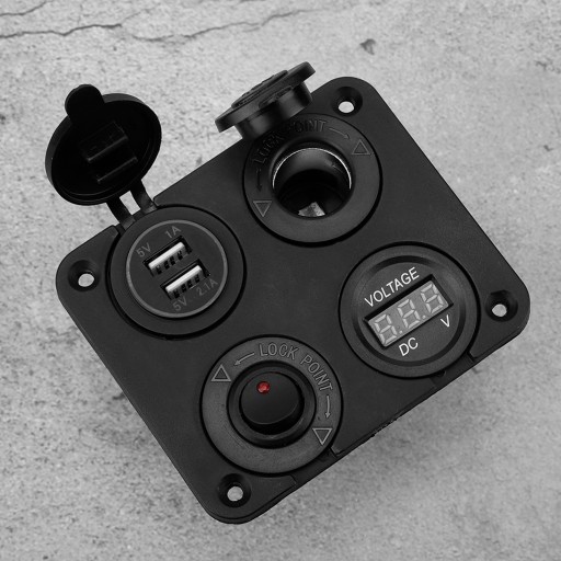 РАЗЪЕМ ПРИкуривателя USB 12V ПАНЕЛЬ ПЕРЕКЛЮЧАТЕЛЕЙ