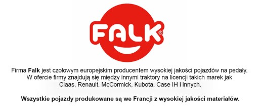 ПЕДАЛЬНЫЙ ТРАКТОР FALK MASSEY FERGUSON С ПРИЦЕПОМ КРАСНЫЙ