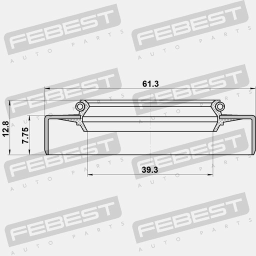 САЛЬНИК ПРИВОДНОГО ВАЛА HYUNDAI KIA FEBEST 95GDW-41610813R